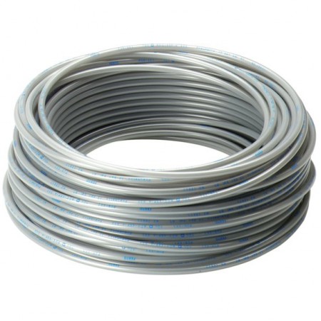 Silver Poly Tubing, 3mm, Sold Per Foot, by Festo FES PUN-3S