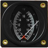 Swift Gauge 2-1/4 Dual Egt/Egt Gauge 700-17000F DE2-17F