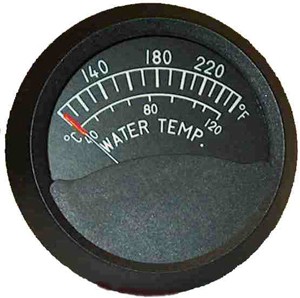 SWIFT GAUGE 2 INCH ROUND WATER TEMPERATURE GAUGE W1-26F/C