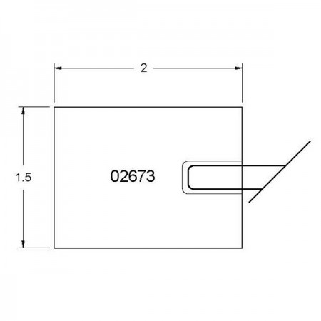 Tanis Pad Heat Element TEP2673 With Pin Connector - 115V TEP2673-115/28