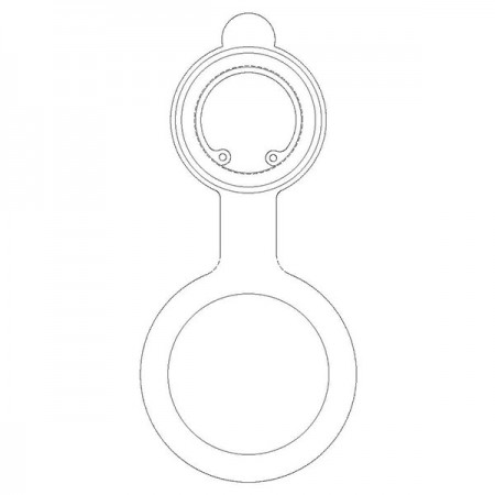 Tanis Tethered Cap With Snap Ring TU03018 Tanis Tethered Cap With Snap Ring TU03018