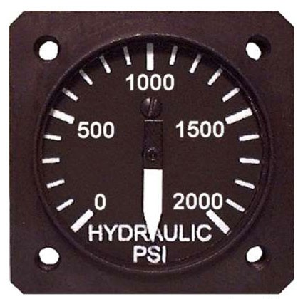 UMA 1-1/4 inch ELECTRONIC HYDRAULIC PRESSURE GAUGES NON TSO N04114M2K0P000