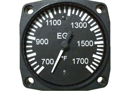 Uma 2-1/4 Single EGT Gauge (2700 Sweep) - Non TSO 1