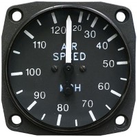 Airspeed, 2 1/4 inch 20-120 mph, Non-TSO Uma 16-210-120
