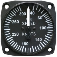 Airspeed, 2 1/4 inch 40-300 knots, Non-TSO Uma 16-211-300