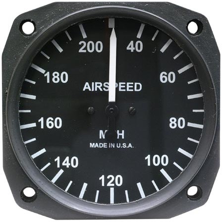 Airspeed, 3 1/8 inch 40-200 mph, Non-TSO Uma 16-310-200 Airspeed, 3 1/8 inch 40-200 mph, Non-TSO Uma 16-310-200