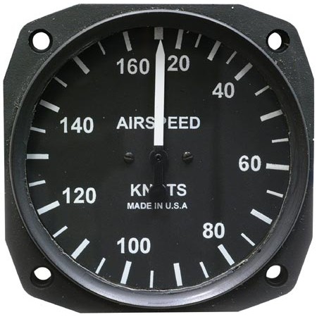 Airspeed, 3 1/8 inch 20-160 Knots, Non-TSO Uma 16-311-160