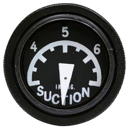 Mechanical Vacuum Gauge, 1 inch 3-7 InHg Uma 3-200-10 Mechanical Vacuum Gauge, 1 inch 3-7 InHg Uma 3-200-10