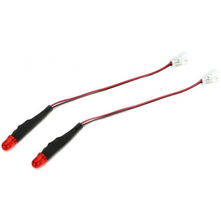 Universal Light Kit, 4mm Red LED Solid, 2 Pack EFL A601