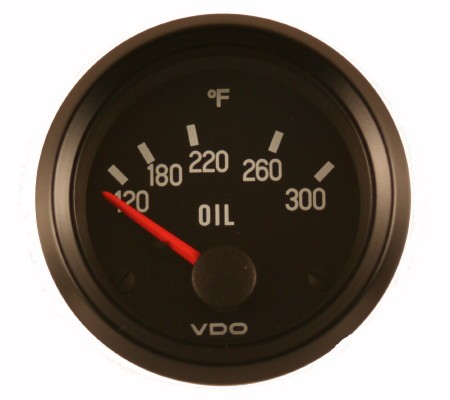 Vdo Oil Temperature 2 Inch Gauge 310-012