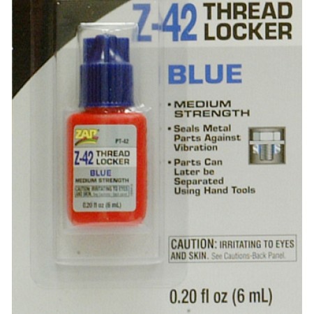 ZAP Z-42 Blue Thread Locker - 0.2 oz ZAP PT42