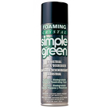 SIMPLE GREEN FOAMING CRYSTAL INDUSTRIAL CLEANER / DEGREASER 20 OZ 0610001219010