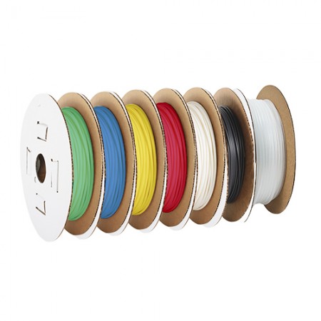 HEAT SHRINK/Black, 1/16 diameter, 100' roll  HIX-1/16 BLACK SPOOLED pack of 100