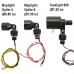 6 LED Adjustable Maplight/White/Green, 24V, Panel Mount OP6-W/G24 6 LED Adjustable Maplight/White/Green, 24V, Panel Mount OP6-W/G24