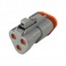 Tanis Triangular Sealing Plug For 3 Pin Connector DT06-3S-C017 DT06-3S-C017