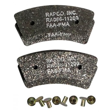 RAPCO RA66-112-4K BRAKE LINING KIT - 4 PACK RA066-11200-4K