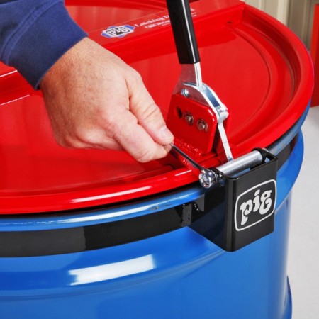 PIG 55 GAL LATCHING DRUM LID BLACK DRM659 DRM659 BK