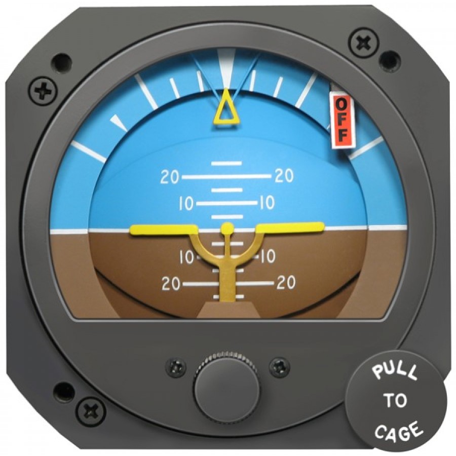 RC ALLEN 26EK-11 ELECTRIC ATT INDICATOR 0 DEGREE TILT TSO ...