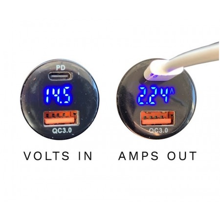 MYGOFLIGHT DUAL DIGITAL USB CHARGER ACC-1079