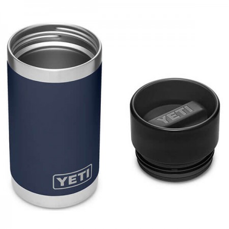 21071050010 YETI RAMBLER 12OZ BOTTLE W/ HOT SHOT CAP NAVY 21071050010