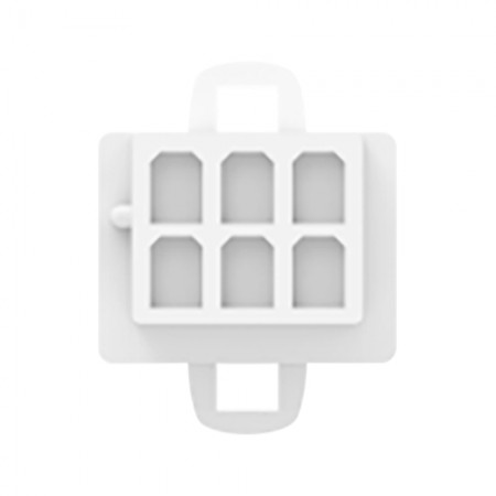 MATE-N-LOK CONNECTOR/Male, 6 pin. 1 4802760 pack of 100