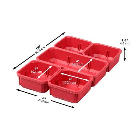 MILWAUKEE PACKOUT LOW-PROFILE COMPACT ORGANIZER 48-22-8436 48-22-8436
