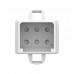 MATE-N-LOK CONNECTOR/Male, 6 pin. 1 4802760 pack of 100