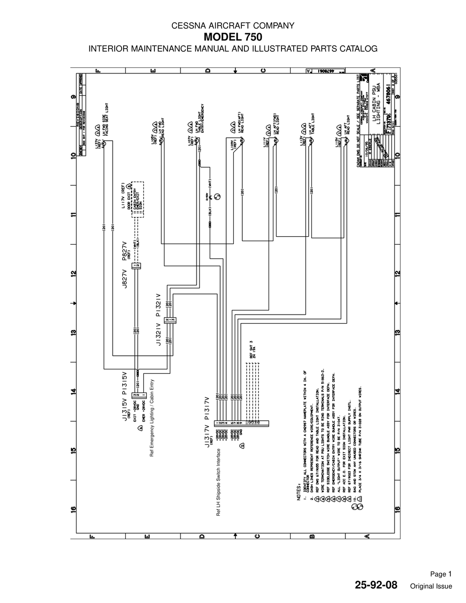 Original Issue 25-92-08 for Cessna 750 Aircraft