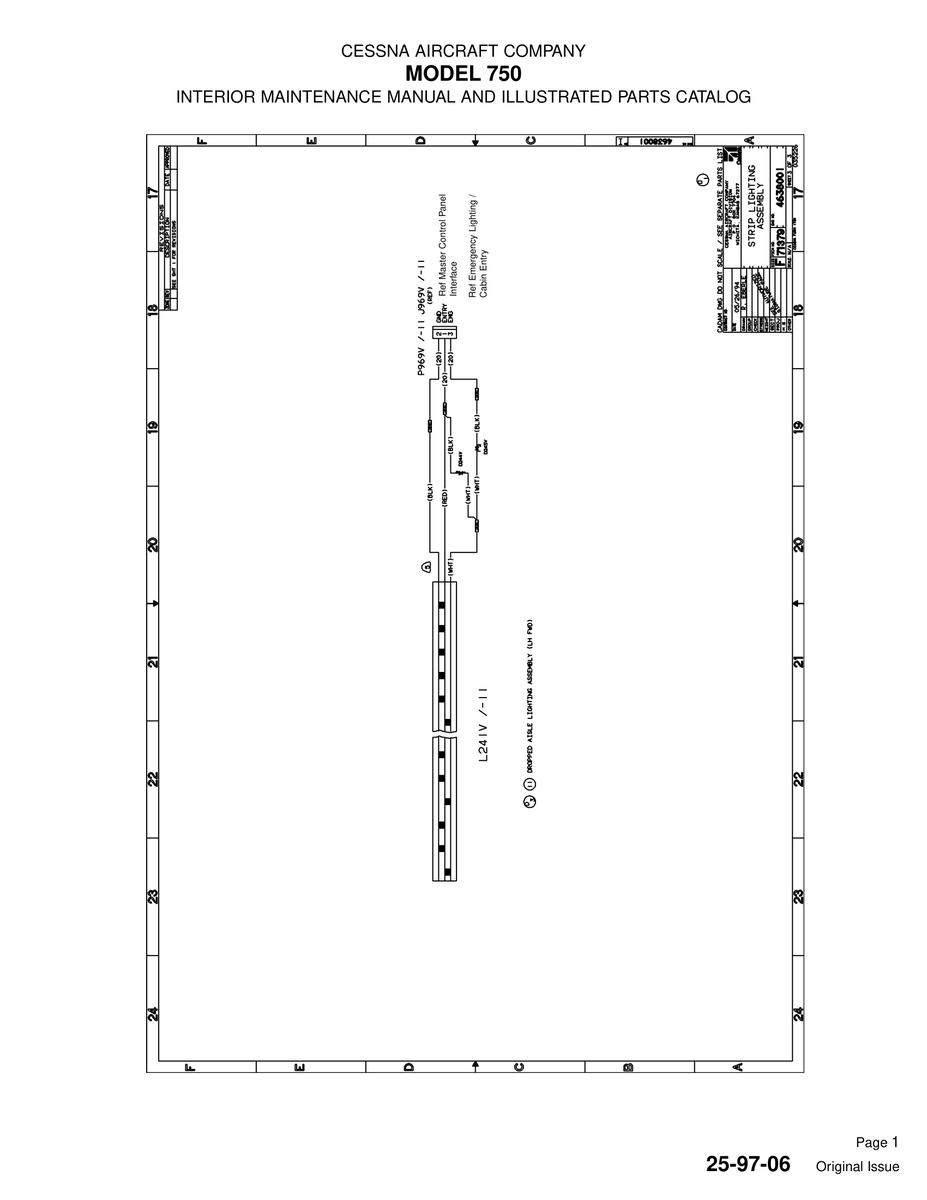 Original Issue 25-97-06 for Cessna 750 Aircraft