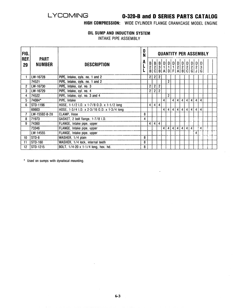 Aviation Part LW-14555