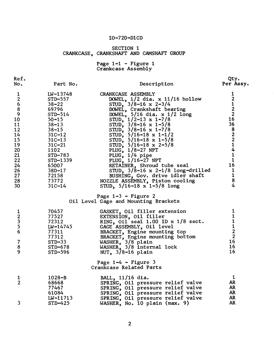 Aviation Part LW-13748