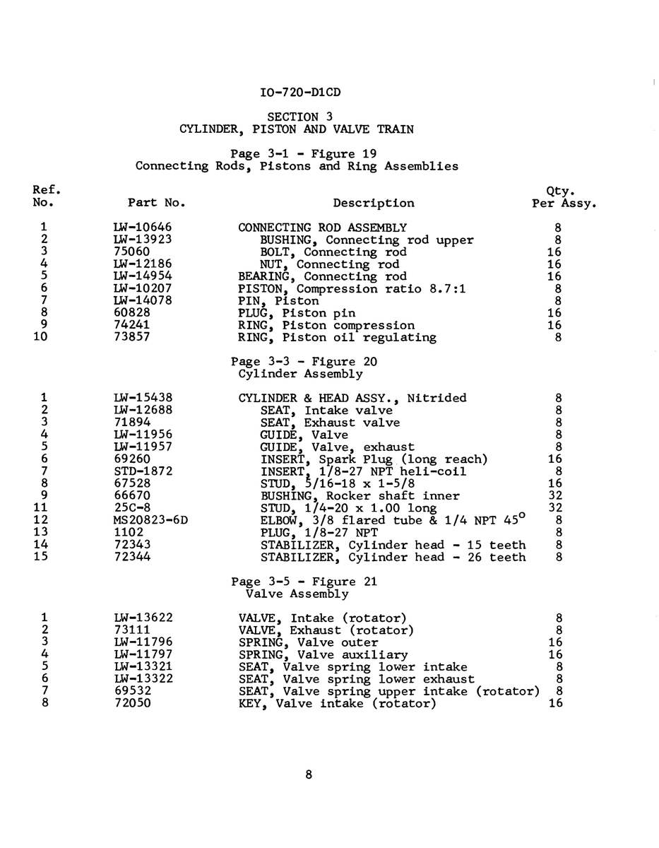 Aviation Part LW-11957