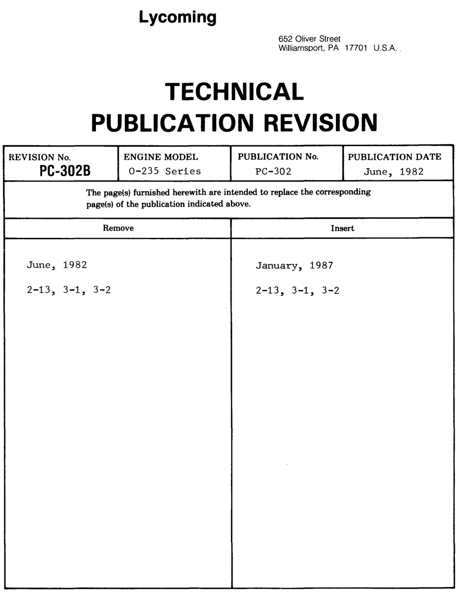 Aviation Part PC-302