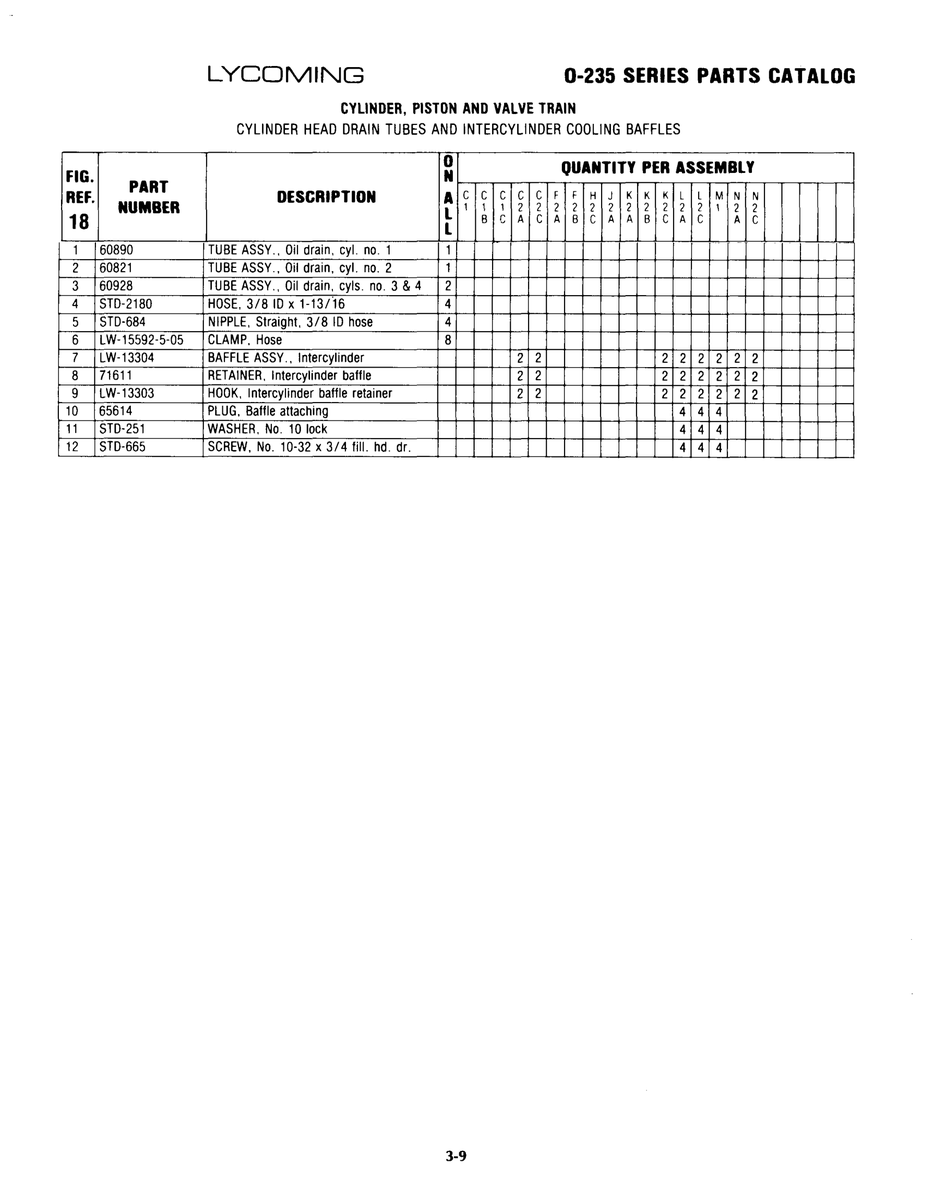 Aviation Part LW-13303