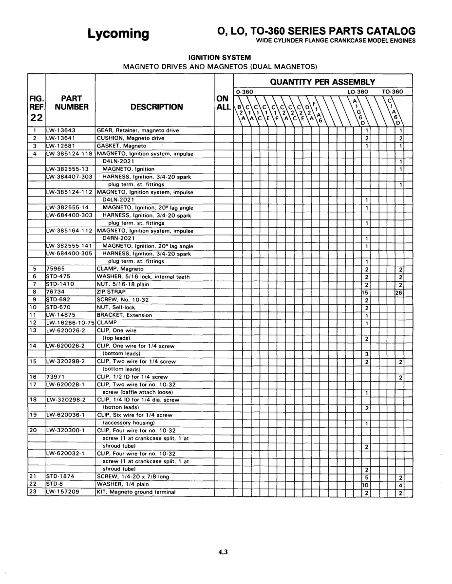 Aviation Part LW-385164-112