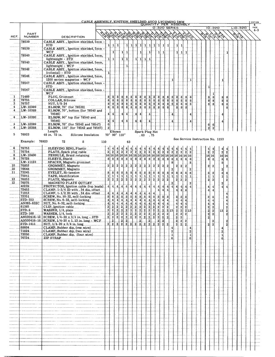 Aviation Part LW-10388