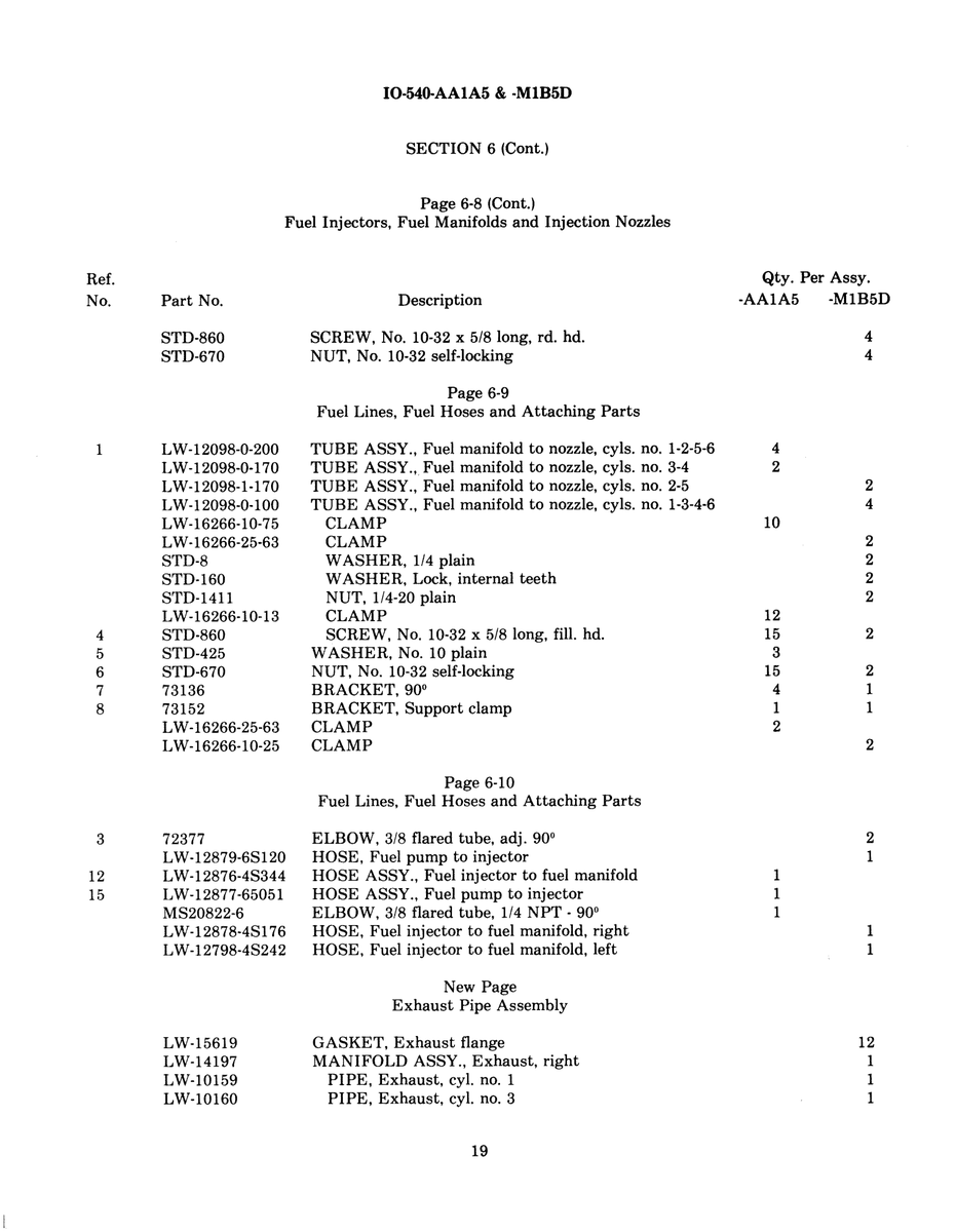 Aviation Part LW-12878-48176