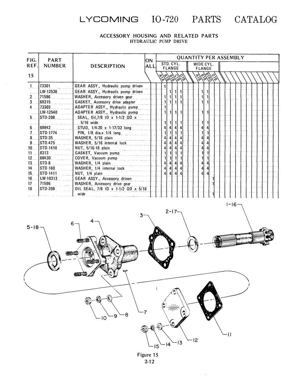 Aviation Part LW-12540