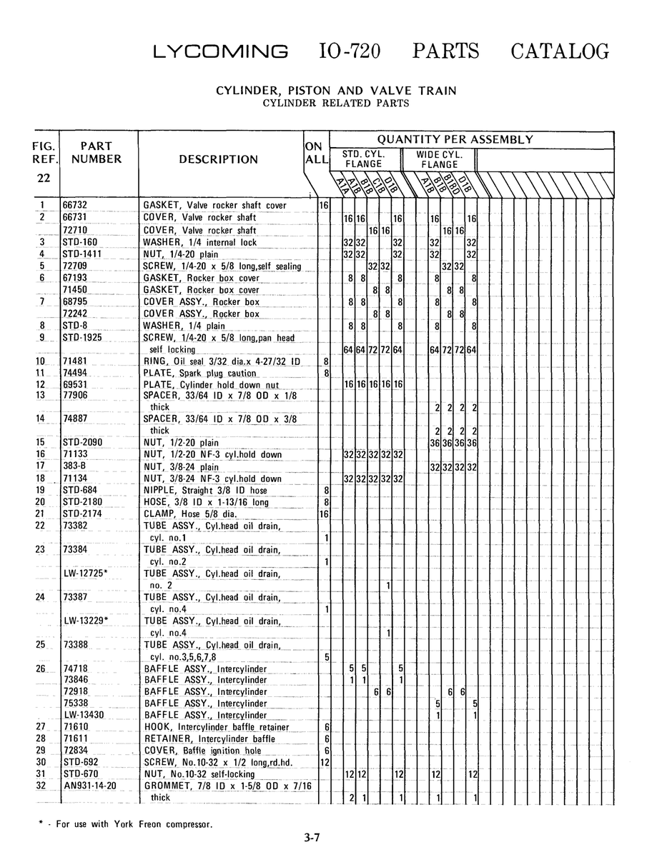 Aviation Part LW-13430