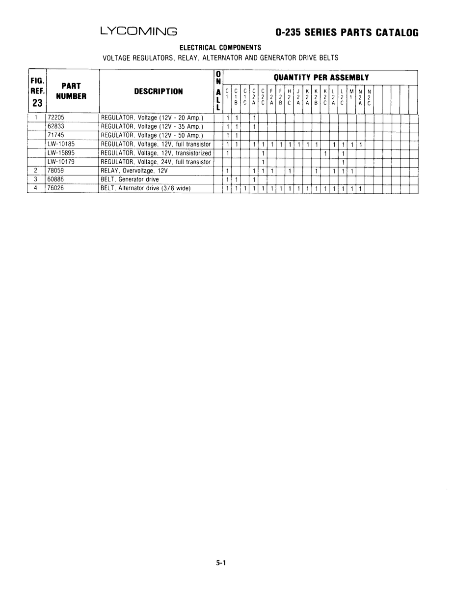 Aviation Part LW-15895