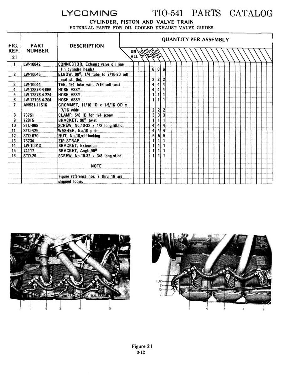 Aviation Part LW-10044