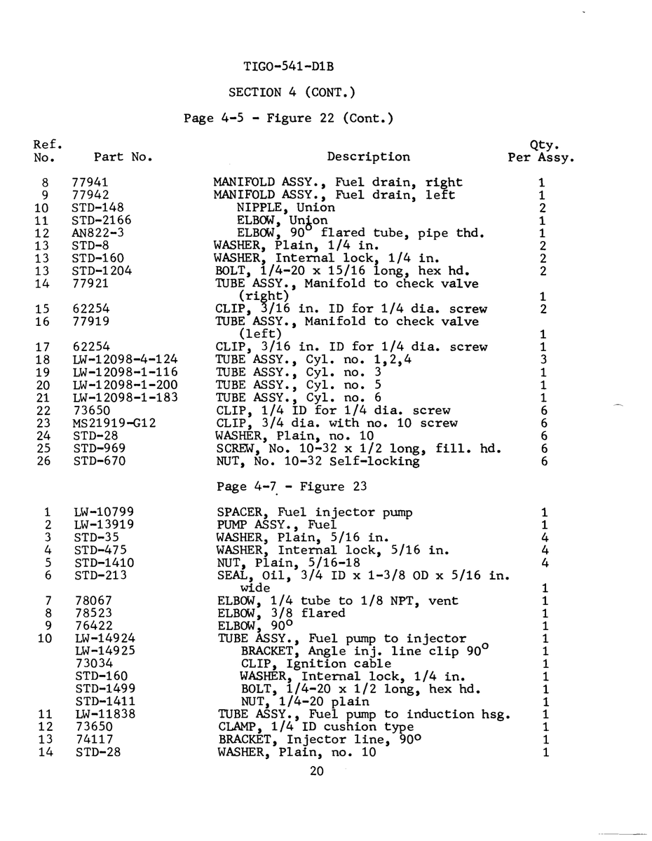 Aviation Part LW-14925