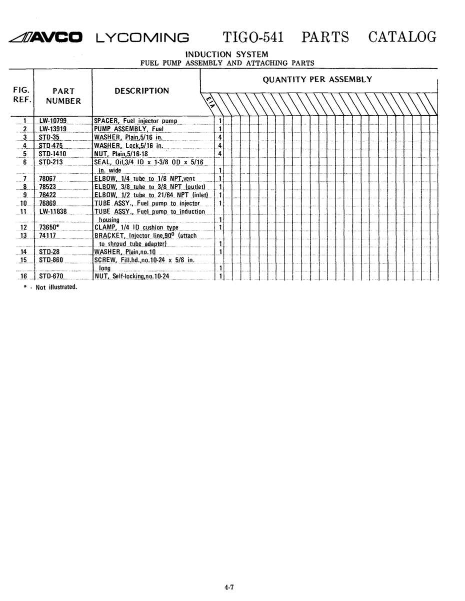 Aviation Part LW-139l9