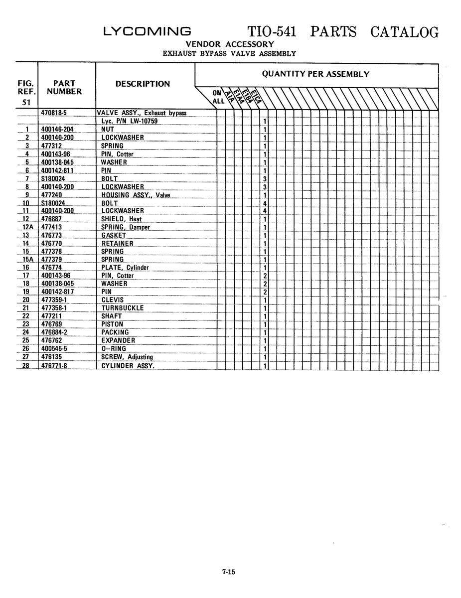 Aviation Part 477359-1