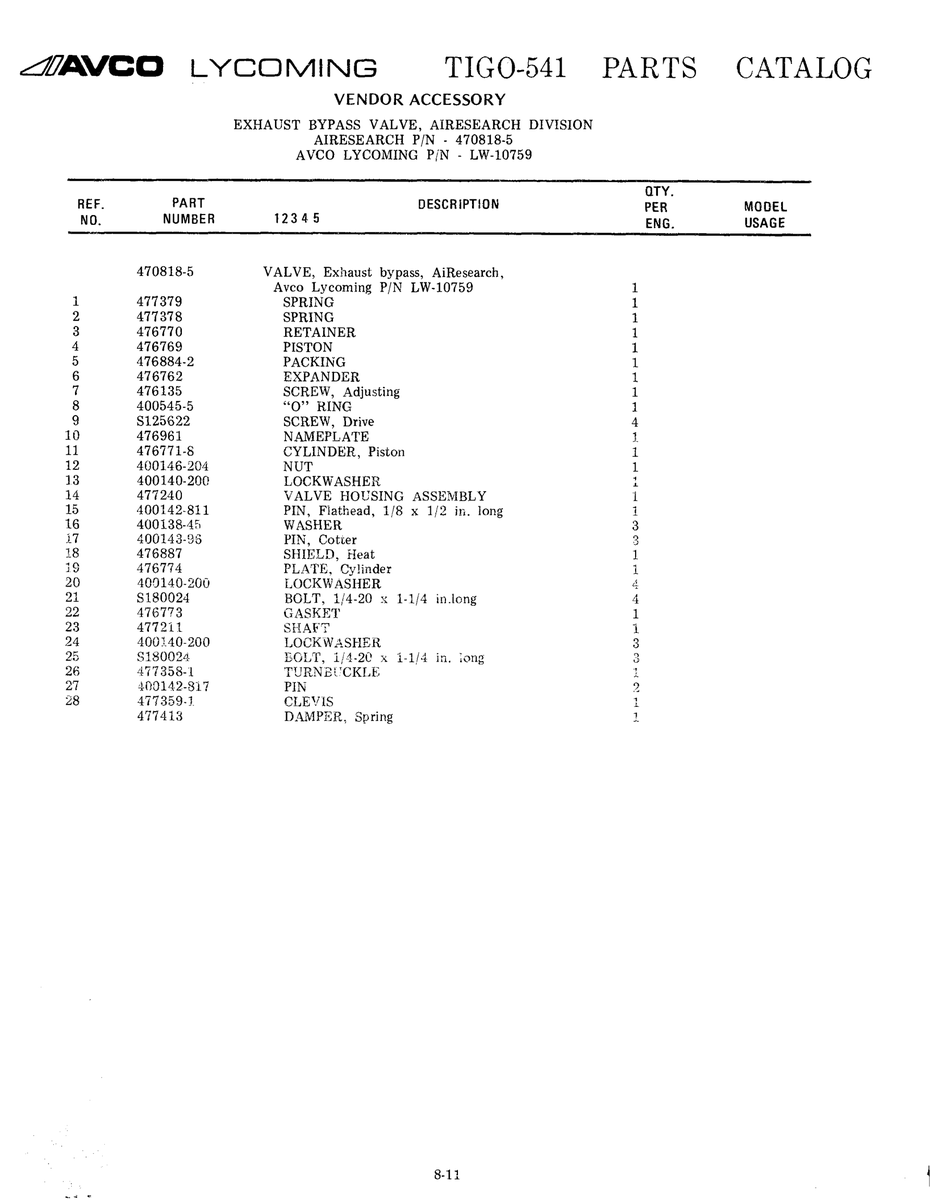 Aviation Part 400138-45