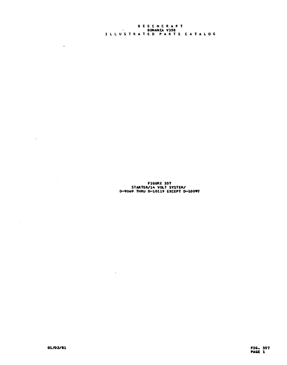 Aviation Part D-90A9 for Beechcraft V35 Aircraft