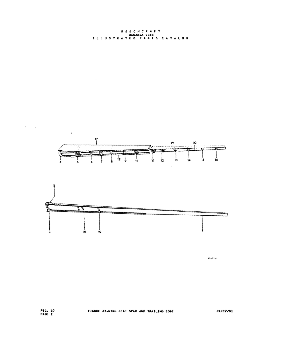Aviation Part U31-1 for Beechcraft V35 Aircraft