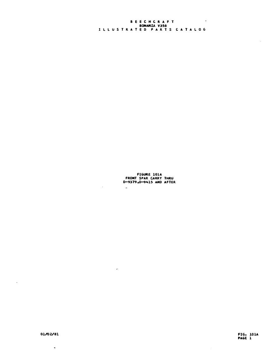 Aviation Part O1lOU81 for Beechcraft V35 Aircraft