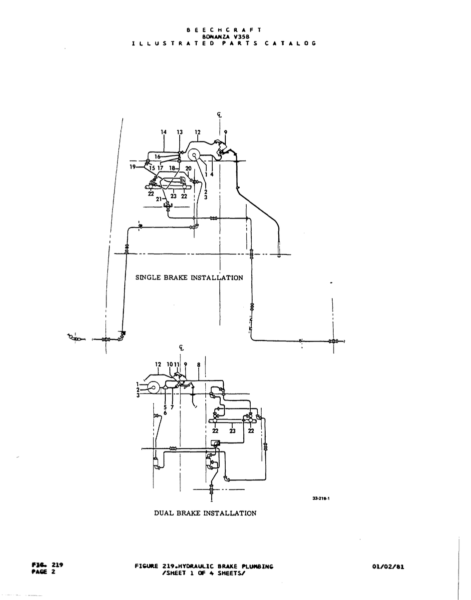 Aviation Part Fi8ll85 for Beechcraft V35 Aircraft