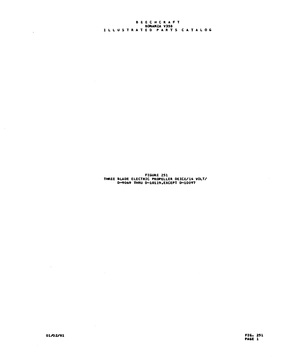 Aviation Part D-10091 for Beechcraft V35 Aircraft